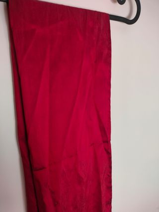 Fular seda rojo