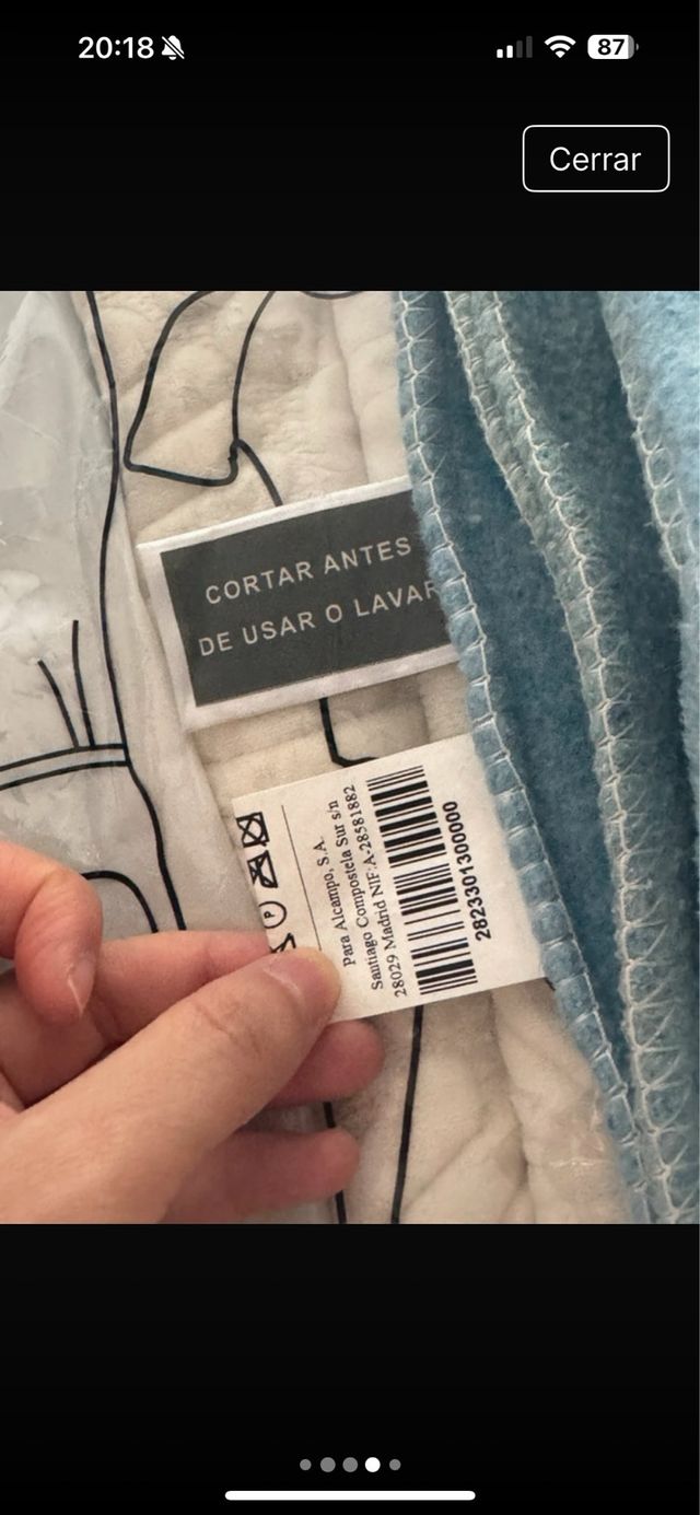 Manta para cama grande