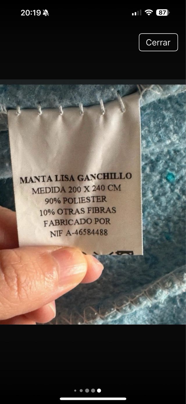Manta para cama grande