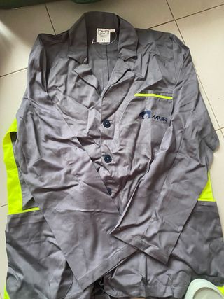 Ropa trabajo Maier gris-amarilla