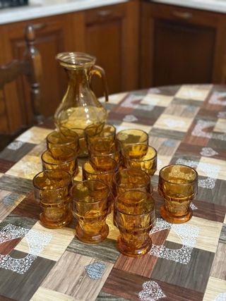 Set bicchieri ambra Bormioli Rocco