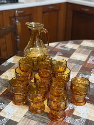 Set bicchieri ambra Bormioli Rocco