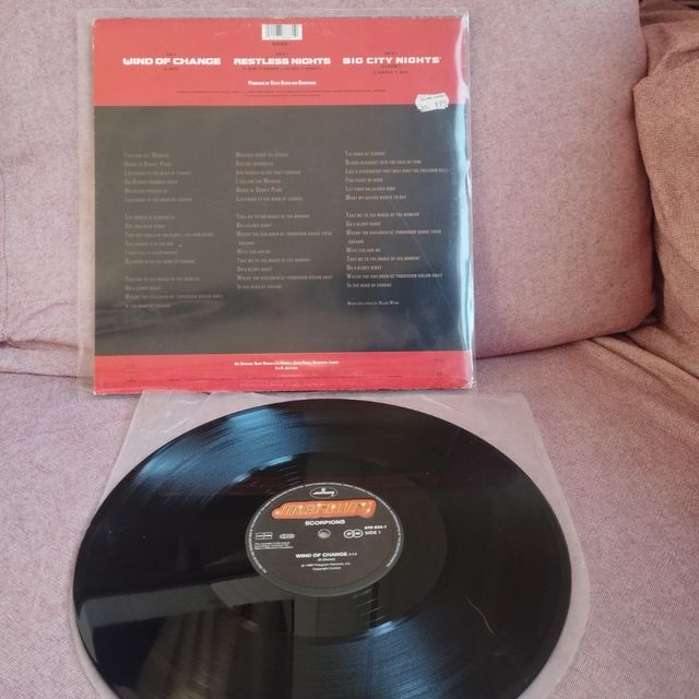 SCORPIONS wind of change 1990 Maxi Vinilo 45rpm
