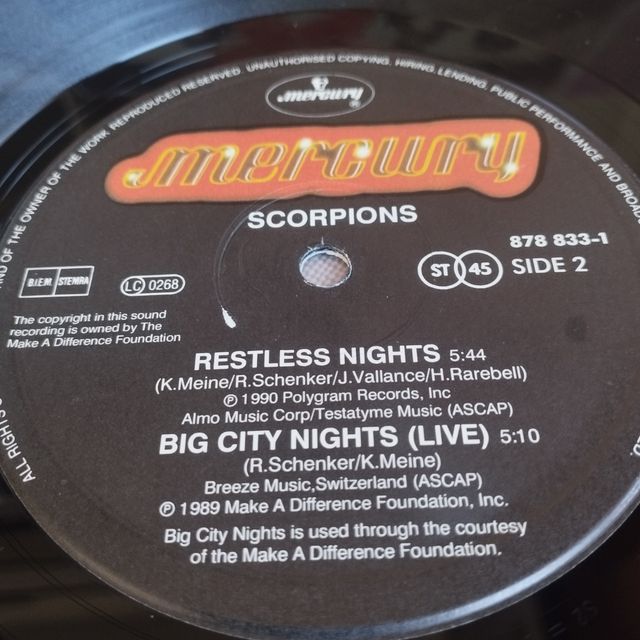 SCORPIONS wind of change 1990 Maxi Vinilo 45rpm