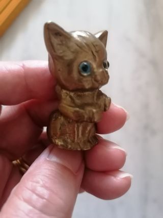 Statuetta Gatto in Ottone
