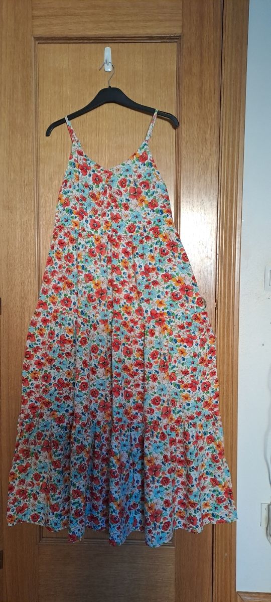 Vestido maxi floral