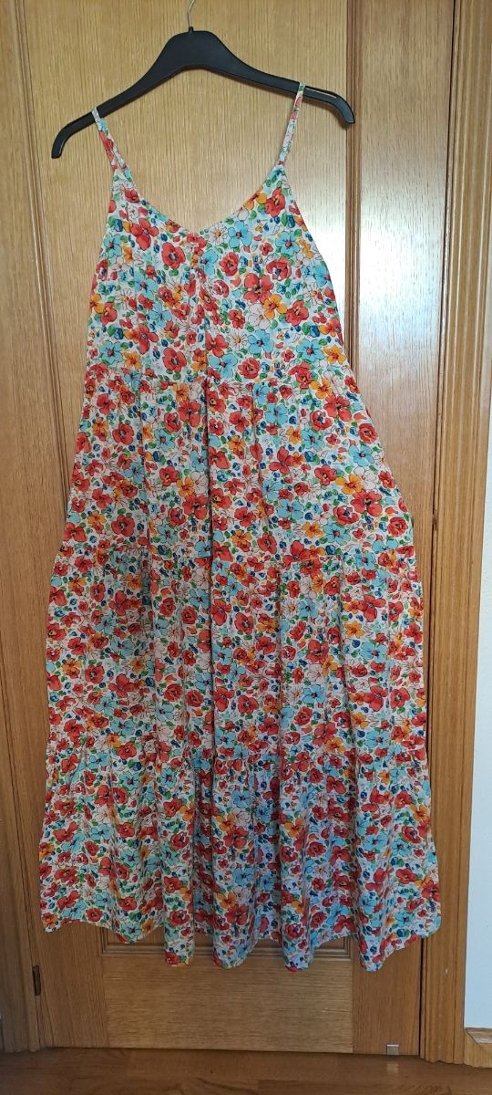Vestido maxi floral