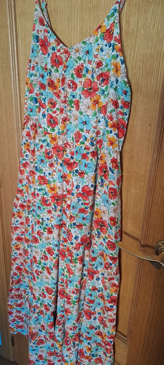 Vestido maxi floral