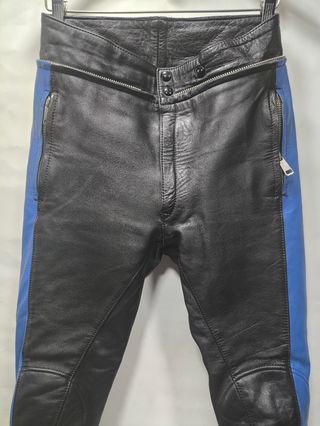 Pantalón traje moto cuero 36 , Harrol