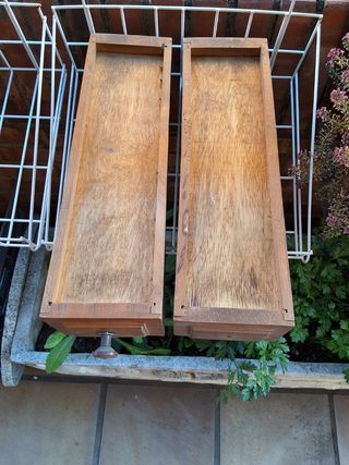 2 Cajones Madera - Decoración Vintage