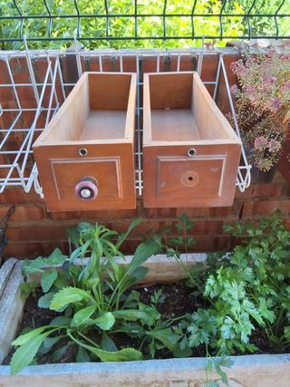 2 Cajones Madera - Decoración Vintage