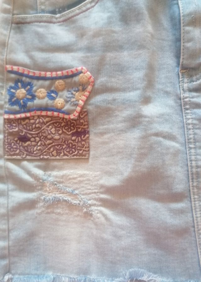 Minifalda vaquera Desigual talla 26