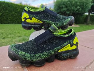 Nike Air Vapormax Flyknit Moc 2 - Negras/Verdes