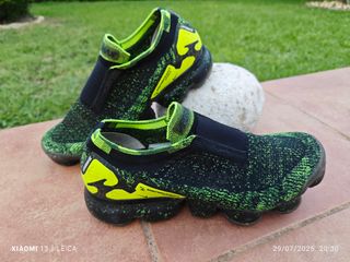 Nike Air Vapormax Flyknit Moc 2 - Negras/Verdes