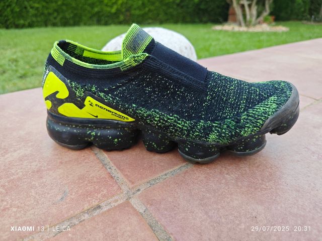 Nike Air Vapormax Flyknit Moc 2 - Negras/Verdes
