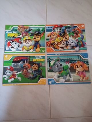 4 Puzzles Patrulla Canina