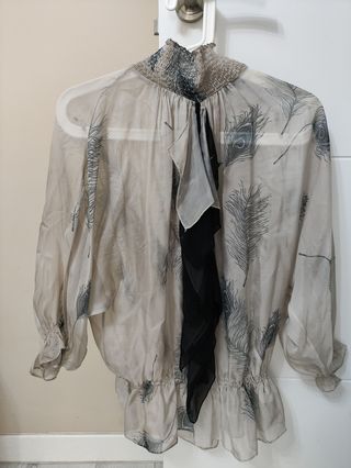 Blusa camisa manga larga Zara 