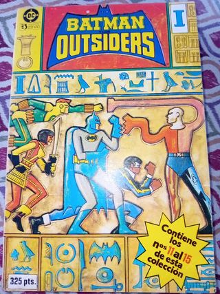Cómics Batman y los Outsiders 1986