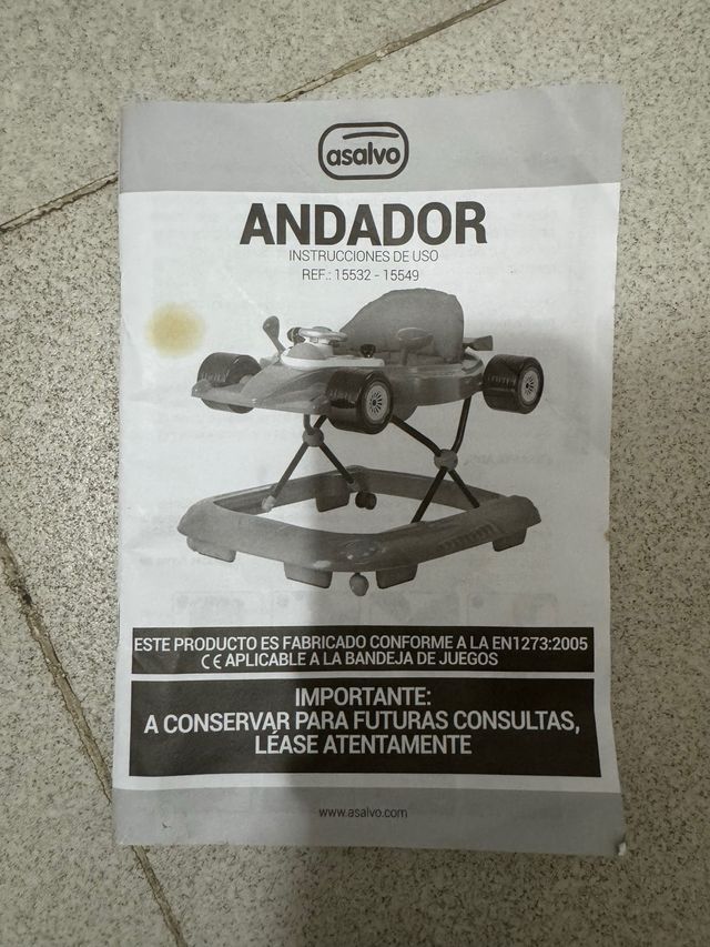 Andador Bebé Coche de carreras