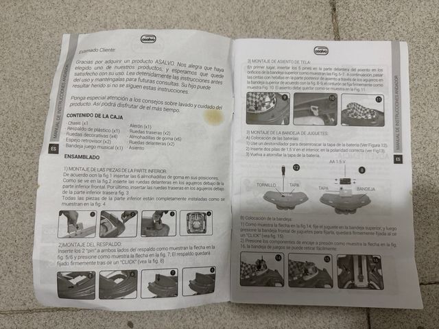 Andador Bebé Coche de carreras