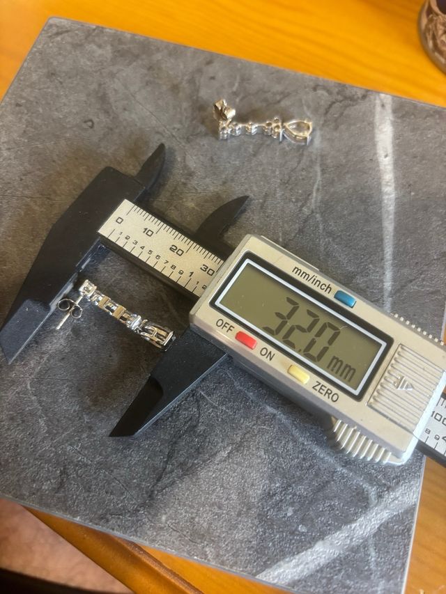 Pendientes Plata 925 • Relleno de Circonitas