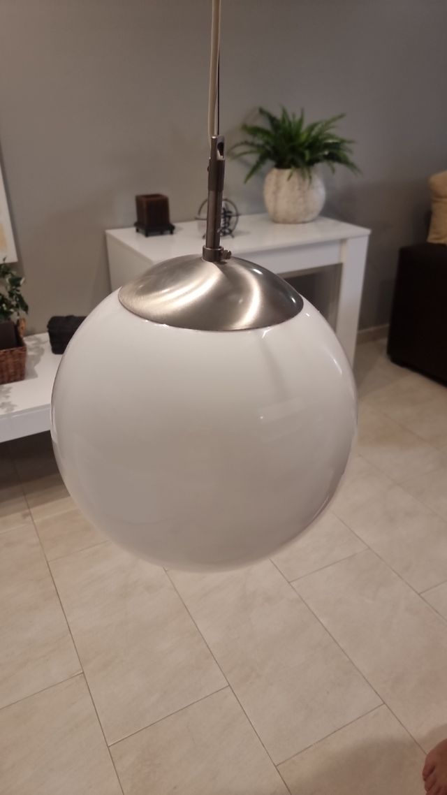 Lámpara globo blanca - Moderna