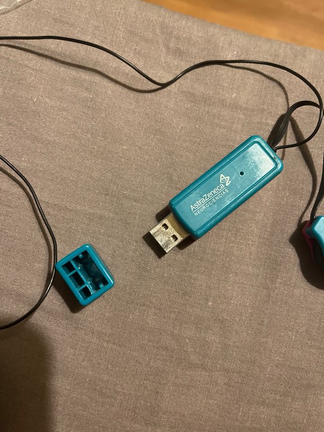 Ratón con USB, 2 puertos de USB y cable extensible