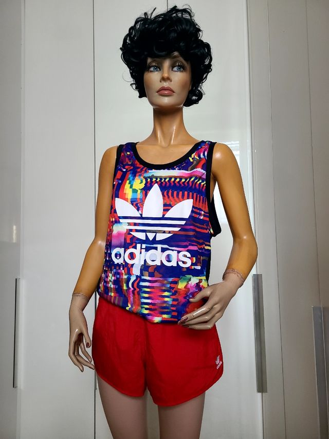 Top Adidas - Canotta Multicolore