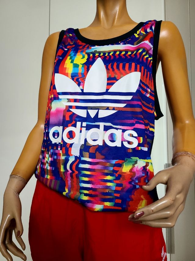 Top Adidas - Canotta Multicolore