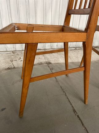 2 Sillas Vintage Madera Art Decó