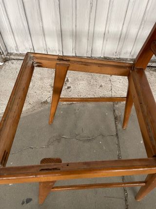 2 Sillas Vintage Madera Art Decó