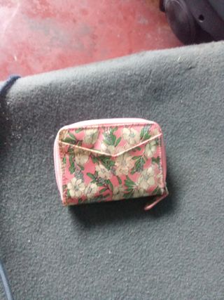Cartera floral niña rosa