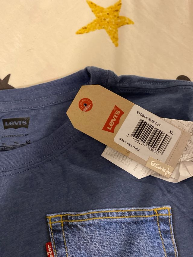 Camiseta Levi's XL - Azul XL pero pequeña