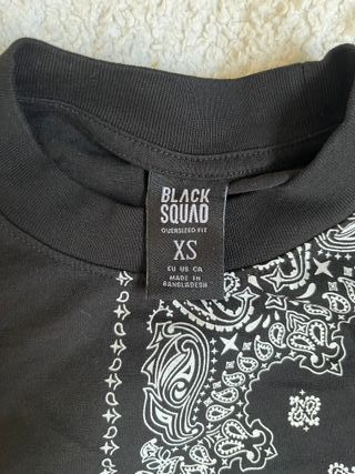 Camiseta bandana negra