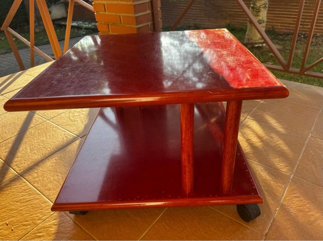 Mesitas de centro rojas - Madera