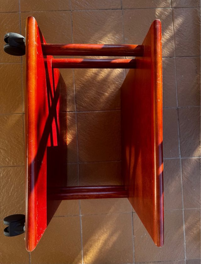 Mesitas de centro rojas - Madera