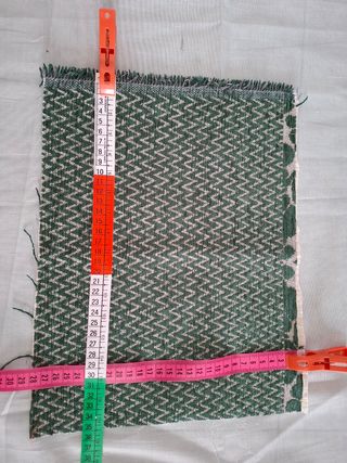 Tessuto verde scuro - 4 pezzi