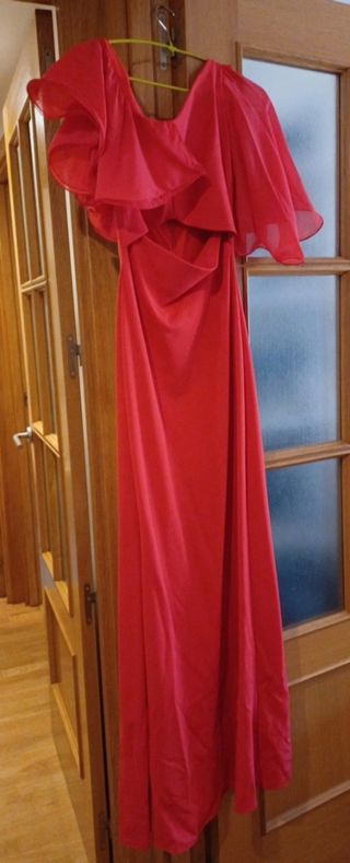 Vestido rojo largo fiesta