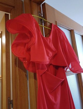 Vestido rojo largo fiesta