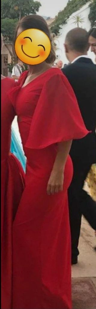 Vestido rojo largo fiesta