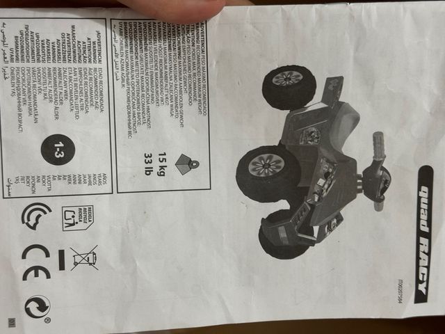 Quad eléctrico infantil Feber Racy