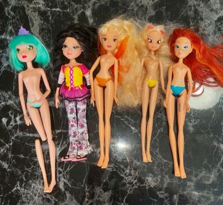 5 bambole Winx Club, Moxie girl, regal Academy 