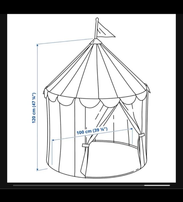Carpa circo infantil IKEA