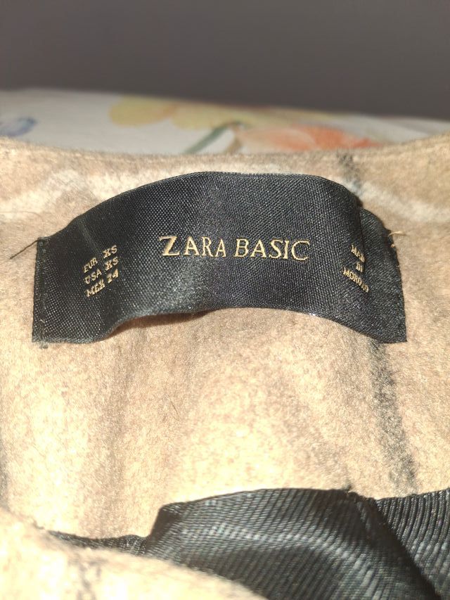 Chaqueta Zara Basic XS - Beige/Marrón