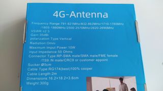 Antena 4G LTE 35dBi Omni - conectores CRC9