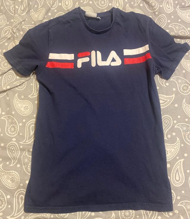 Camiseta Fila manga corta color azul marino