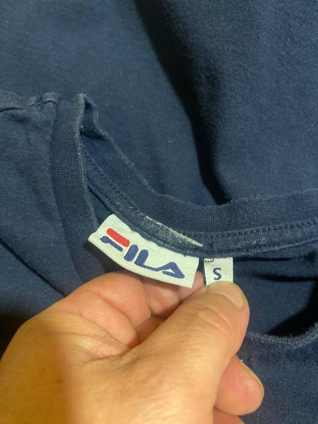 Camiseta Fila manga corta color azul marino