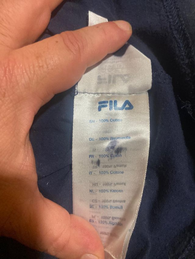 Camiseta Fila manga corta color azul marino