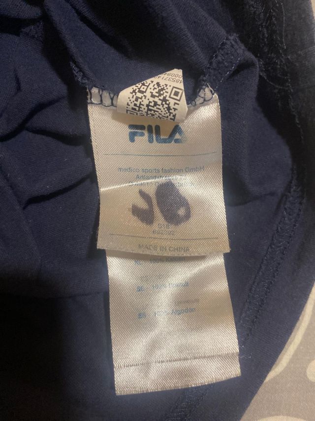 Camiseta Fila manga corta color azul marino