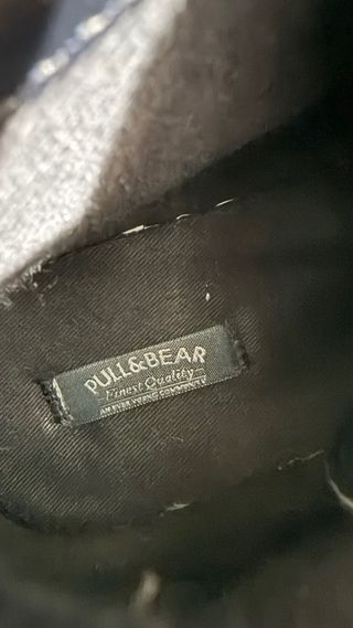 Botines ante PULL&BEAR azul marino